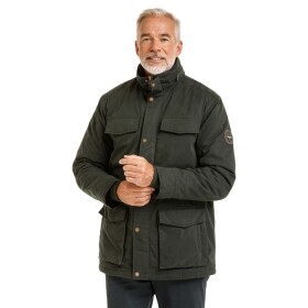 Bushman Pánská zateplená bunda Hayk, tmavě zelená XXXXL