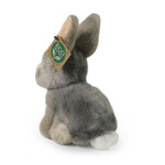 Plyšový králík šedý sedící 16 cm, ECO-FRIENDLY