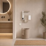 Mereo Elektrický sušák ručníků, 1 modul, bílý MT80W