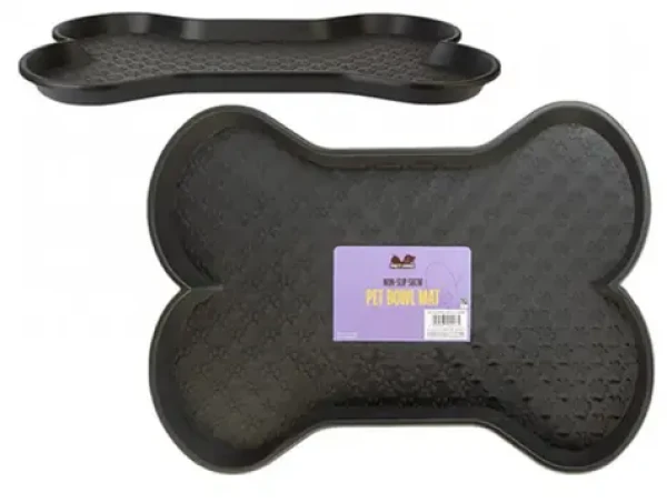 Pet Pro 58 cm Non Slip Bone Shaped Pet Bowl Mat / Protiskluzová podložka pod misku (10700498)