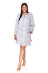 Dámský župan 1008 grey plus - Doctornap šedá 3XL