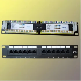 OEM Patch panel 10" UTP Cat.6 / Patch panel / 12 portů (3406)