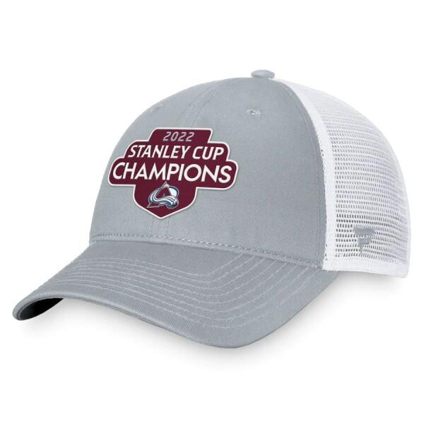 Fanatics Pánská kšiltovka Colorado Avalanche 2022 Stanley Cup Champions Locker Room Trucker Adjustable