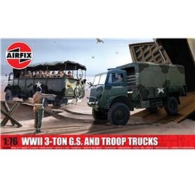 Classic Kit military A03306A - WWII 3-ton 4x4 General Service & Troop Trucks (1:76)