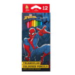 Colorino pastelky trojhranné, Spider-Man, 12 barev
