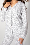 Jemné stylové bílé pyžamo