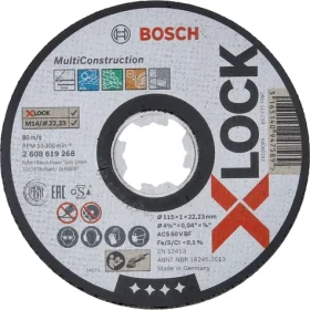 Bosch Ploché řezné kotouče Multi Material systému X-LOCK, 115×1×22,23 ACS 60 V BF, 115 mm, 1,0 mm 26
