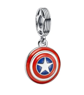 Elenys stříbrný přívěsek Marvel štít Capitan Amerika Avengers