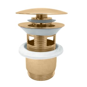 RAV Slezák - Výpusť umyvadlová CLICK-CLACK 5/4", Zlatá - lesklá MD0784Z MD0784Z