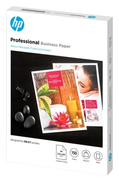 HP Professional Matte / Fotopapír / Matný / A4 / 180 g/m2 / 150 listů (7MV79A)