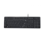 DELL KB-216 US černá / Multimediální klávesnice / USB (580-ADHK)