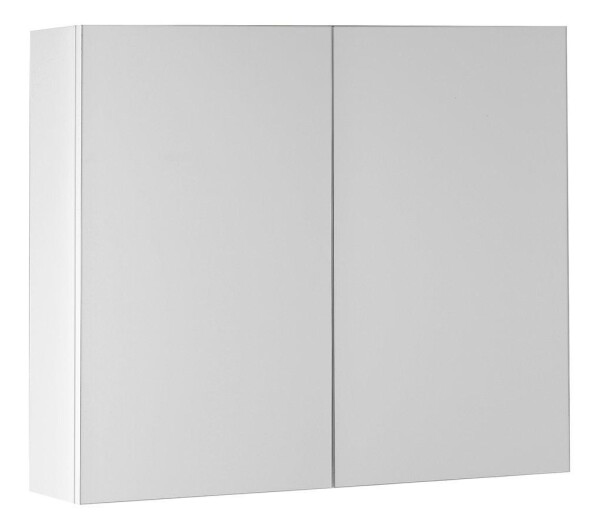 AQUALINE Vega galerka se zrcadlem , 80x70x18, bílá