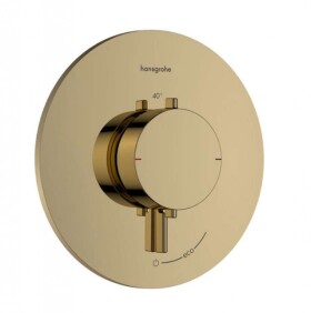 HANSGROHE - Ecostat Comfort S Sprchová baterie pod omítku, s termostatem, leštěný vzhled zlata 33714990