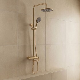 REA - Sprchový Set Arcos brush gold REA-P8716