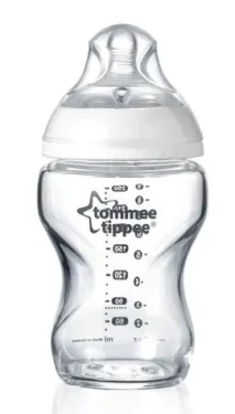 Tommee Tippee Kojenecká láhev C2N 250ml skleněná / od 0 měsíců (422438TT)
