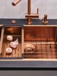 Nerezový dřez Reginox New York 50x40, R38758, Copper / měď R38758