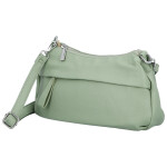 Stylová dámská koženková crossbody kabelka Foppa, zelená