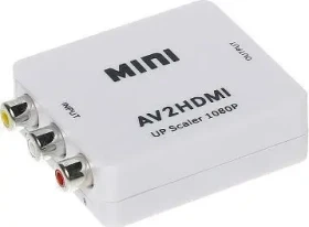 NoName AV adaptér 3x Cinch (RCA) - HDMI bílá / Adaptér / AV/HDMI (AV/HDMI)