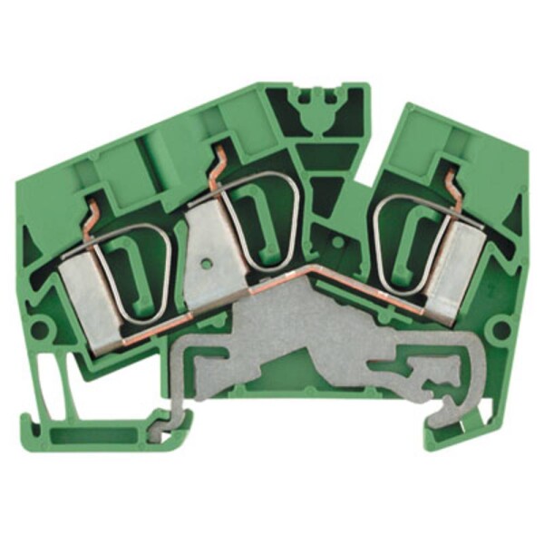 Weidmüller 1771360000-50 svorka ochranného vodiče pružinová svorka zelenožlutá 50 ks