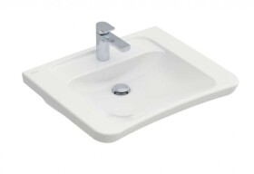 VILLEROY & BOCH - ViCare Umyvadlo 65x55 cm, bez přepadu, otvor pro baterii, AntiBac, CeramicPlus, bílá 517868T2