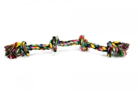 Beeztees Hračka bavlněné lano BONE 60cm (KF-640935)