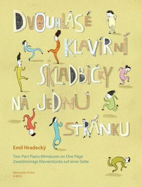 Dvouhlasé klavírní skladbičky na jednu stránku - Emil Hradecký