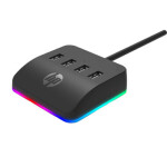 HP DHC-CT120 černá / USB hub / RGB / 4x USB-A 3.0 (8WW48AA)