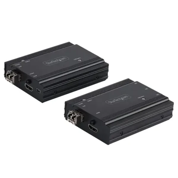 StarTech 4K HDMI KVM extender černá / KVM extender / 4K 60Hz / vysílač a přijímač (SV565FXHD4KU)