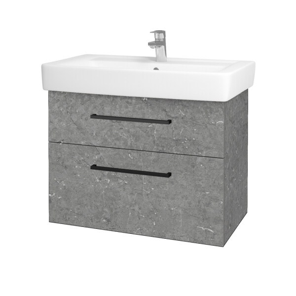 Dřevojas - Umyvadlová skříňka Q MAX SZZ2 80 - D20 Galaxy / Úchytka T06 / D20 Galaxy 275693H