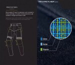 Kalhoty na moto Trilobite Parado doublelayer Aaaa slim fit men jeans blue level 2 (Zkrácené) - 38 / modrá