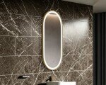 Zrcadlo se senzorem SAT Aurum 40x80 cm broušené zlato SATZAUR4080BZ SATZAUR4080BZ