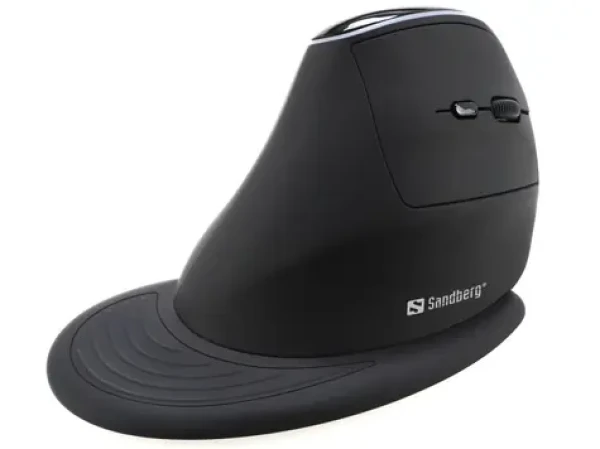 Sandberg Wireless Vertical Mouse Pro černá / vertikální myš / optická / 1600 DPI / 6 tlačítek (630-13)