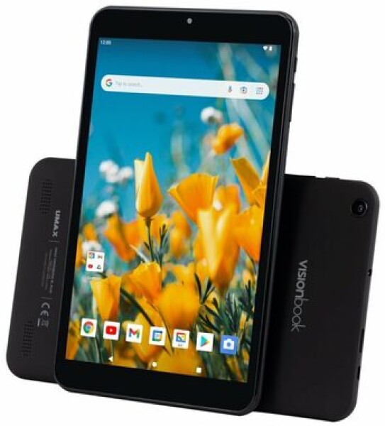 UMAX VisionBook 8L Plus černá IPS Q-C 1.6GHz 2GB 32GB ROM 5MP+2MP Wi-Fi BT Android 12