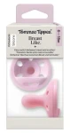 TOMMEE TIPPEE Dudlík Breast-like silikonový, Girl / 6-18 měsíců / 2 ks / bez BPA
