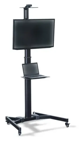 Digitus Podlahový stojan na TV / Stojan na TV / VESA 600x400 mm / 37-70" / nosnost 50 kg / výškově nastavitelný (DA-90370)