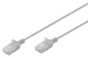 Digitus Patchkabel Cat6 šedá / Patch kabel / U/UTP / Slim / 5 m / LSZH (DK-1618-050S)