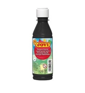 JOVI temperová barva 250ml v lahvi černá