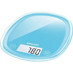 SENCOR SKS 32BL modrá / digitální kuchyňská váha / max. 5 kg / funkce TARE / dotyk. tlačítka (8590669156634)