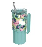 Nerezový termohrnek s brčkem Umi Waterfall Garden 720ml