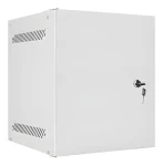 Lanberg WF10 šedá / Nástěnný rozvaděč 10" / 6U / 280x310 mm / kovové dveře / ploché balení (WF10-2306-00S)