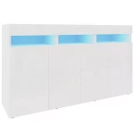 Komoda Izumi 140 WH bílá mat/lesk