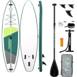 FunWater Nafukovací Paddleboard SUPFW69A 335cm zeleno-bílá / příslušenství (SUPFW69A)
