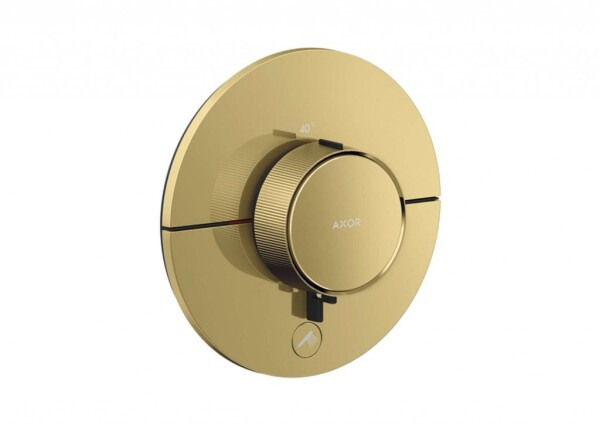 AXOR - ShowerSelect ID Termostatická sprchová baterie pod omítku, HighFlow, leštěný vzhled zlata 36776990