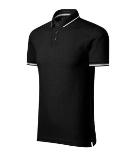 Perfection plain polokošile pánská černá 3XL