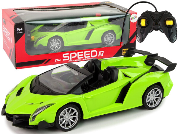 Mamido Sportovní auto na dálkové ovládání R/C 1:18 zelené