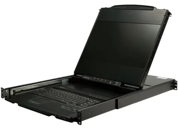 StarTech 1U LCD KVM konzole / KVM konzole / 17" TFT LCD Full HD / DVI/VGA / 1U rack 19" (RKCOND17HD)