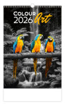 Nástěnný kalendář 2026 Helma - Colour Art, 31,5 x 45 cm