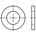Podložka 21 mm 32 mm ocel pozinkované 200 ks TOOLCRAFT TO-6865848