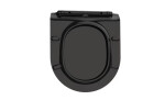 CERANO - WC sedátko Cesso/Felci/Carlito - Slim/SoftClose - UF plast - černá lesklá - 36,4x4,9x42,7 CER-414767