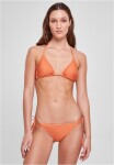 Dámské recyklované trojúhelníkové bikiny vintageorange